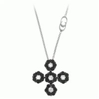 Collana Chimento Donna Fleur Noir in Oro Diamante 0.25 Ct 1G06203BN5450 - 1G06203BN5450
